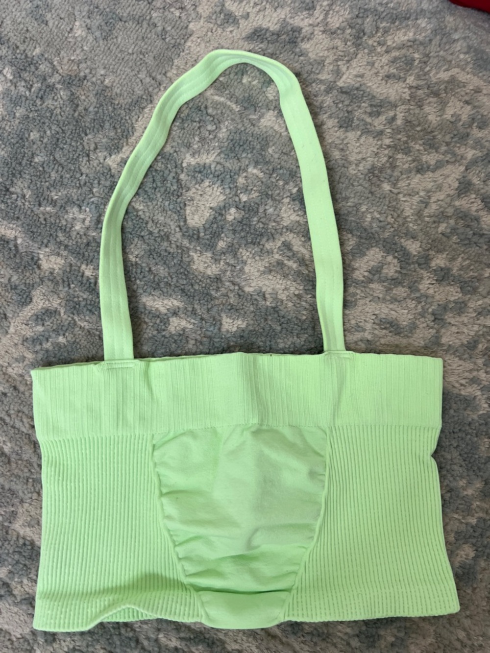 FP Movement Mint Green Ribbedlow impact bra, Size XS/S